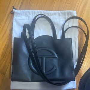 Telfar Black Shmedium Bag